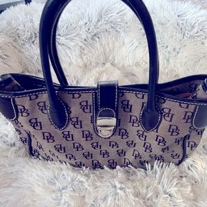 Dooney and Bourke black and grey bag